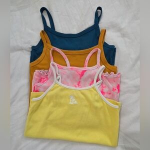 art class Kids Tank Tops - Blue, Yellow, Pink